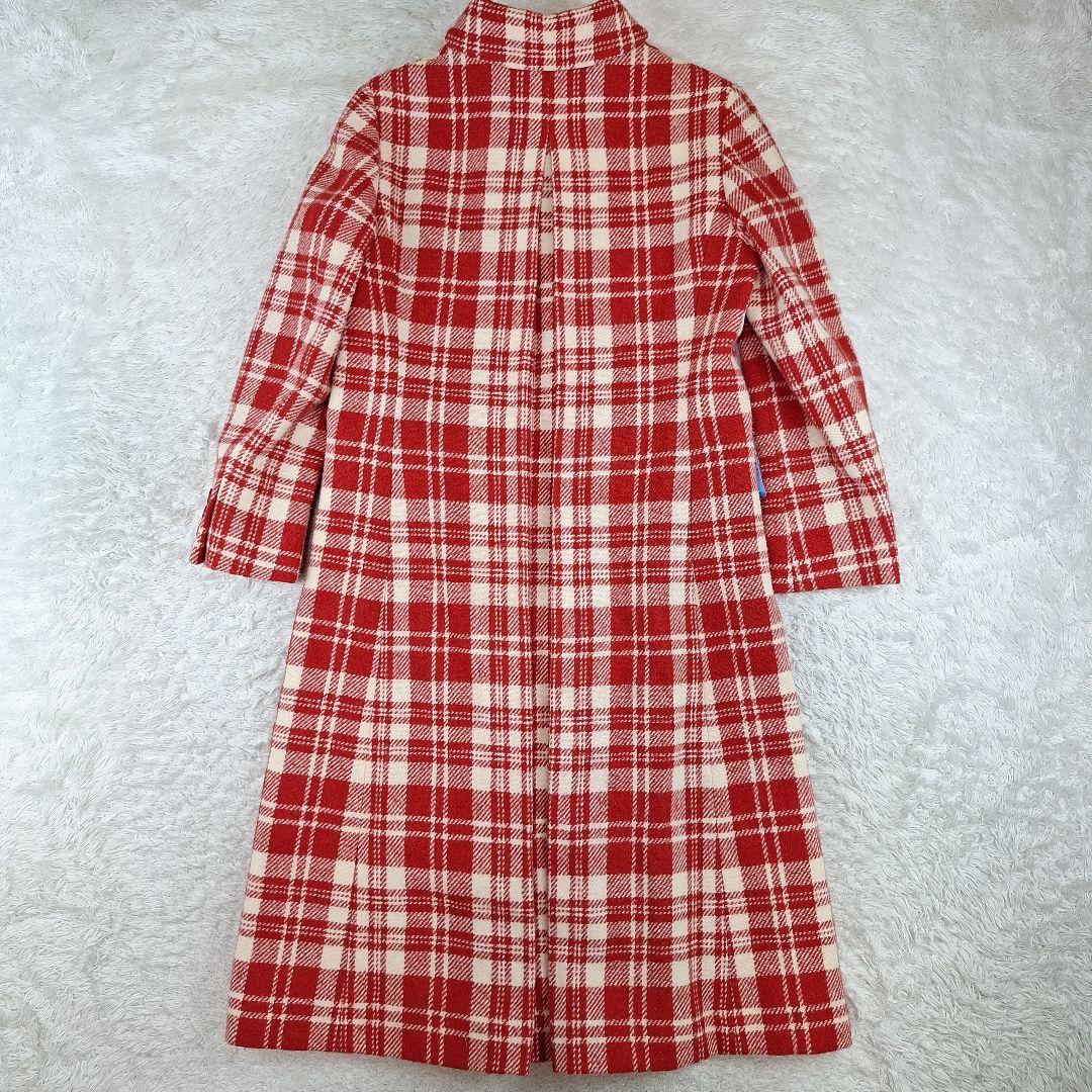 ポールスミス　ハリスツイード　ロングコート　ダブル　チェック柄　40 L