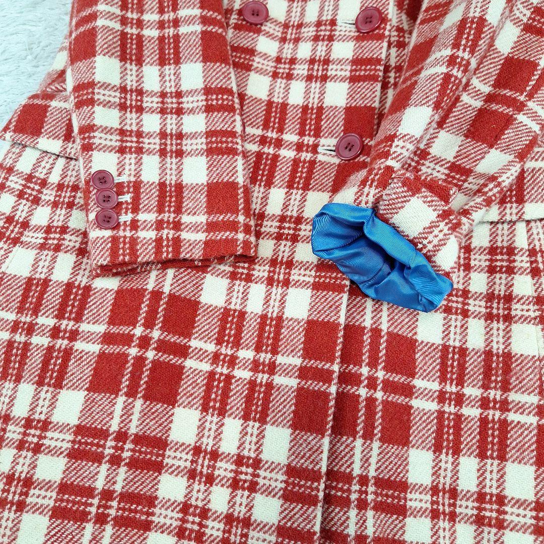 ポールスミス　ハリスツイード　ロングコート　ダブル　チェック柄　40 L