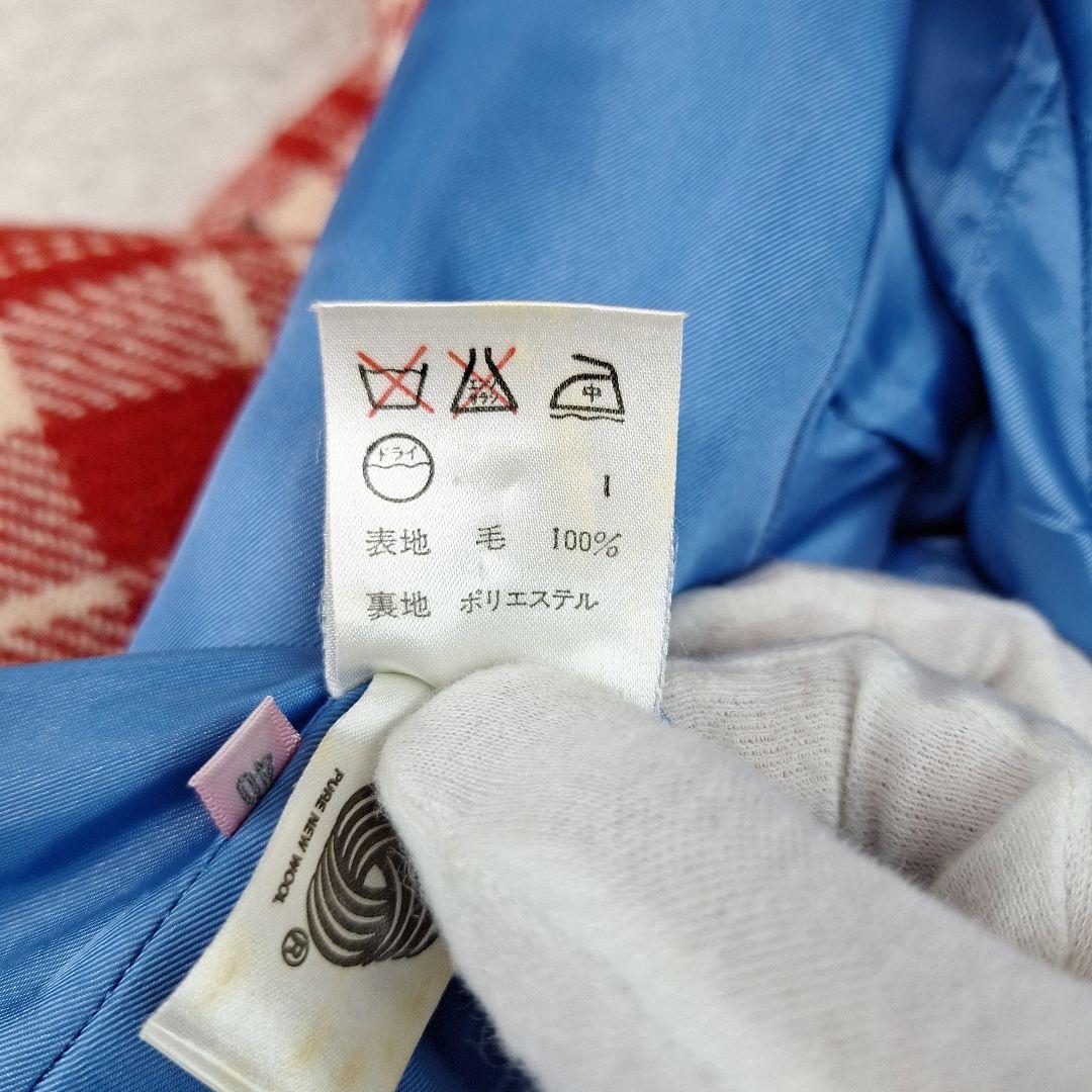 ポールスミス　ハリスツイード　ロングコート　ダブル　チェック柄　40 L