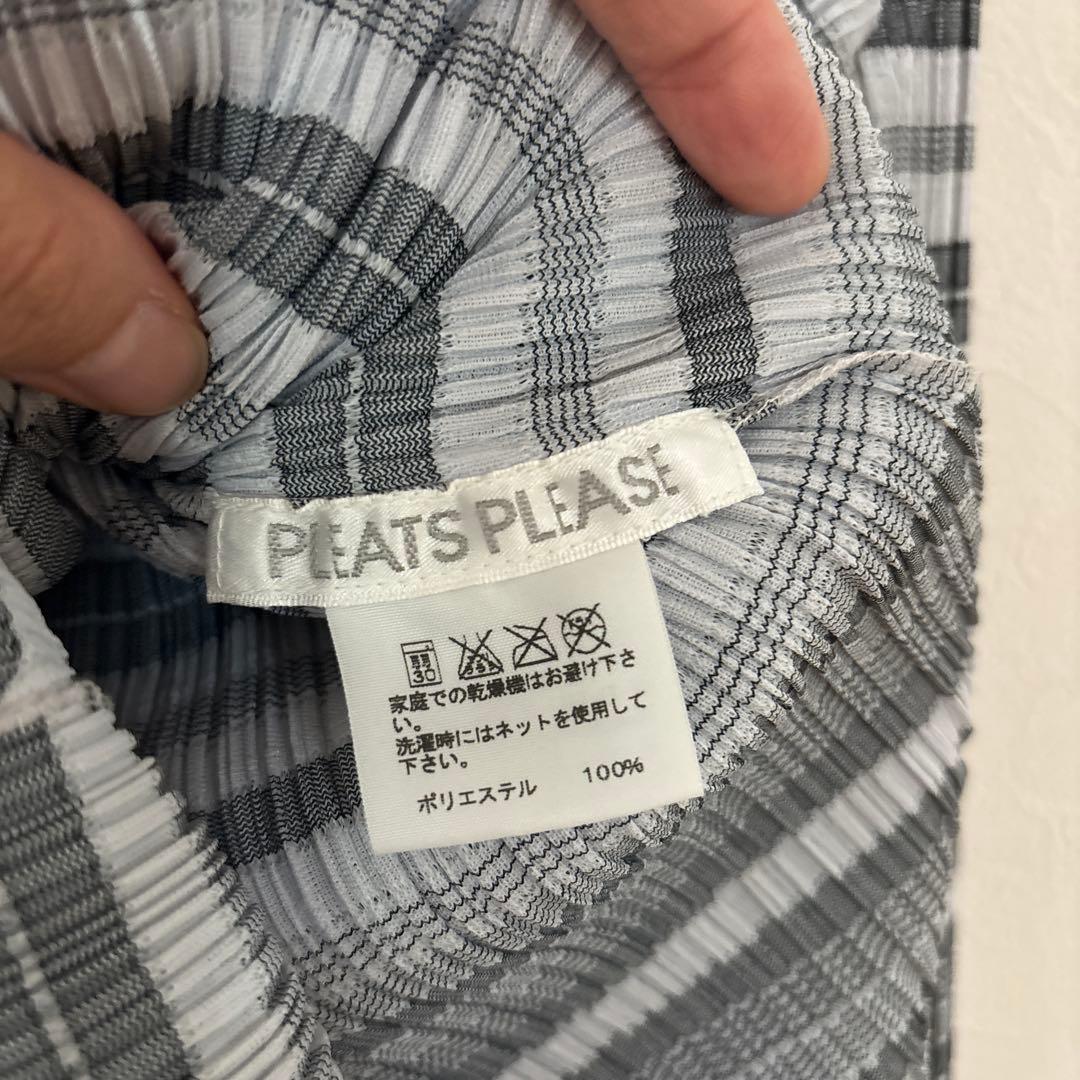 グレー系ストライプ ノースリーブロングワンピース