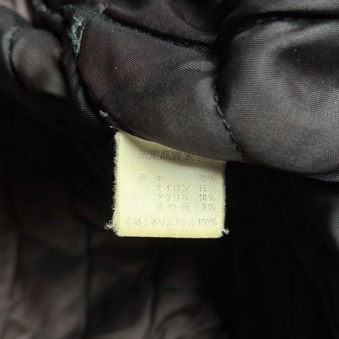 【80s vintage】レザースタジャン　本革　ブラック　フェード　短丈