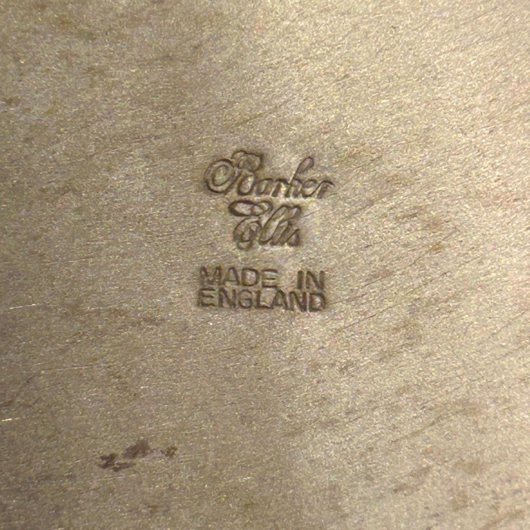 年末特別セール♥Barker Ellis　銀メッキ製　オーバルトレイ