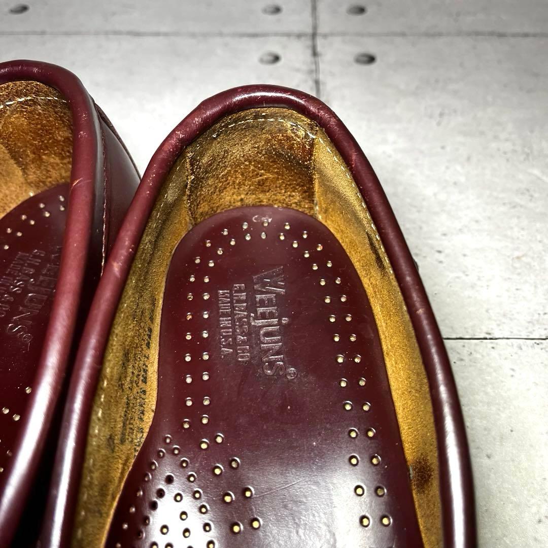 【ウィージャンズ】ジーエイチバスカンパニー ペニーローファー♡バーガンディ7.5