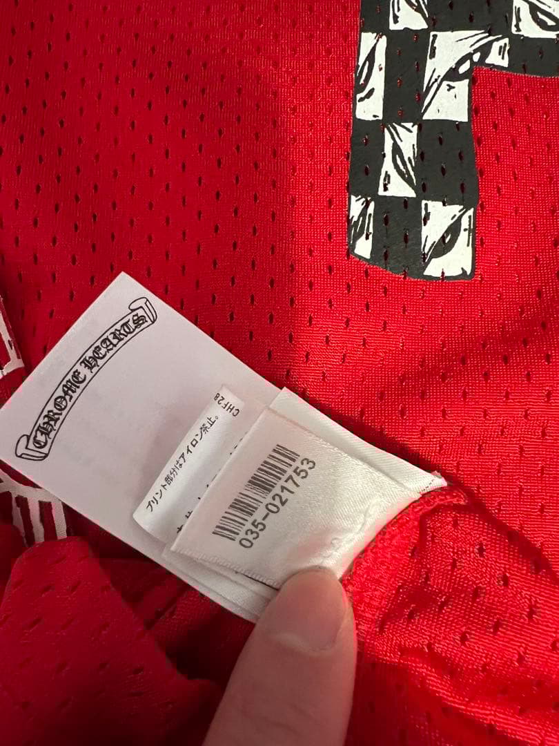 トップス CHROME HEARTS MATTY BOY MESH WARM UP TEE