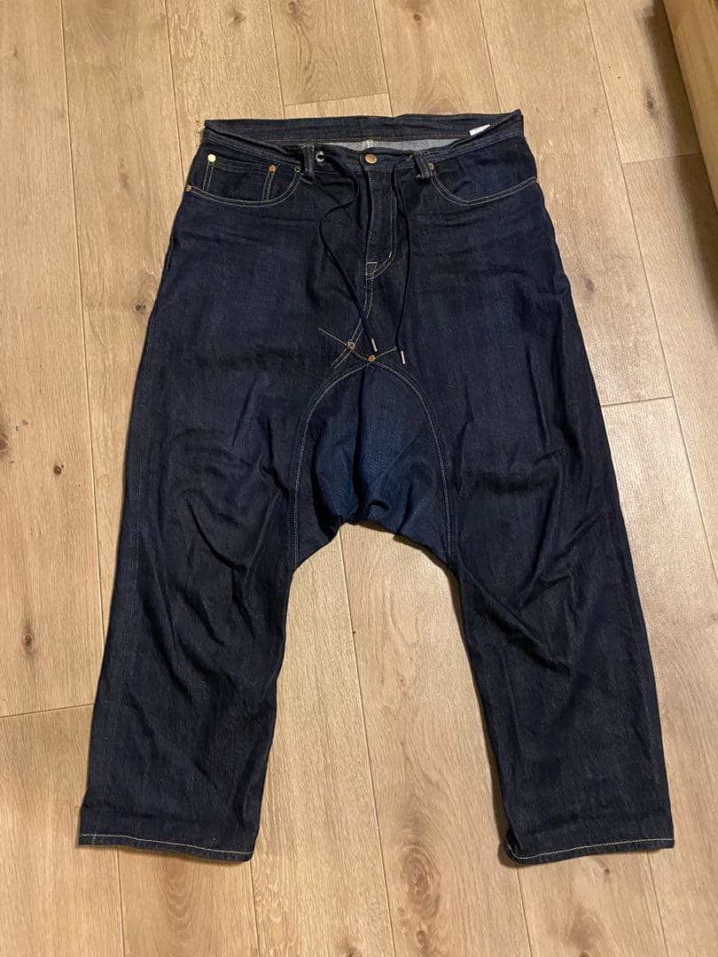 FUMITO GANRYU サルエルパンツ デニム フミトガンリュウ