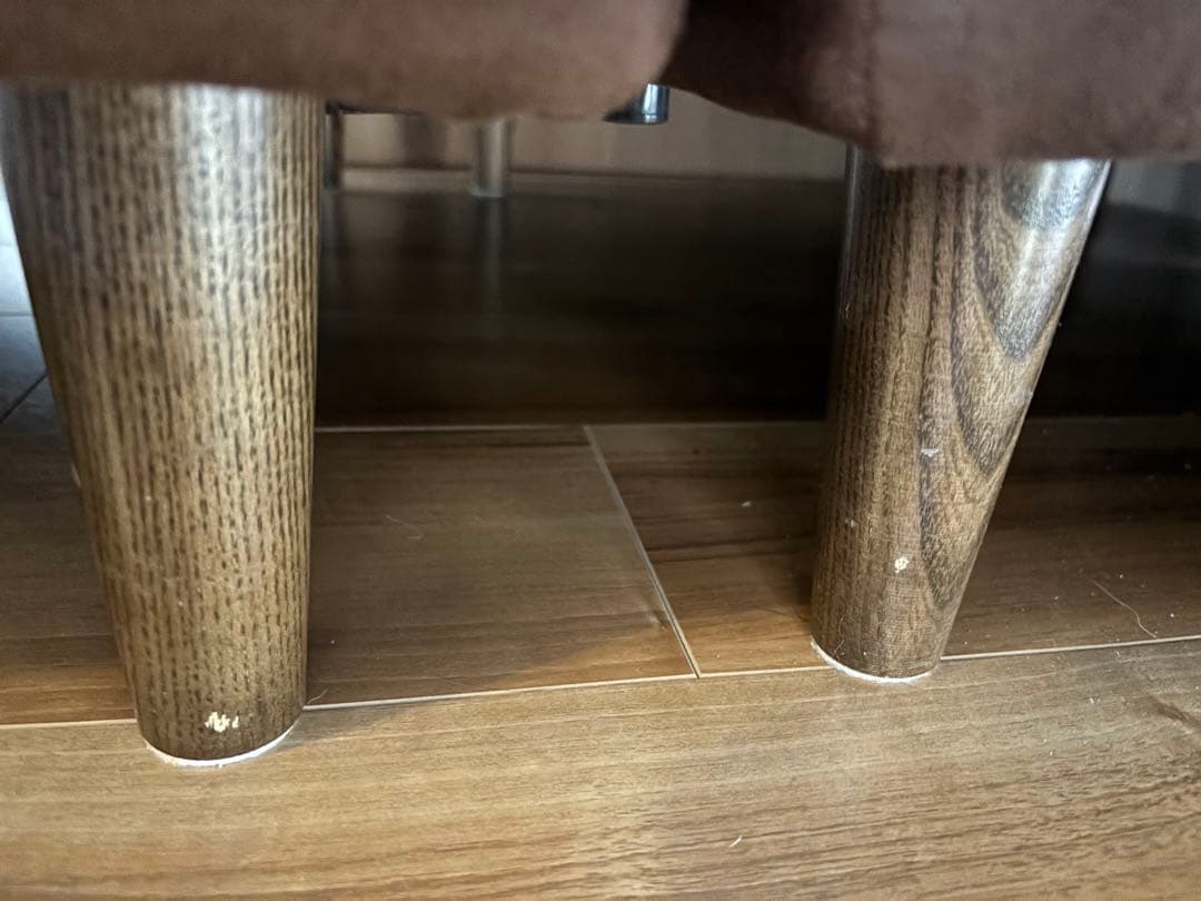 PAN①【レザーテックス リラックスフォーム】3人掛けカウチソファ