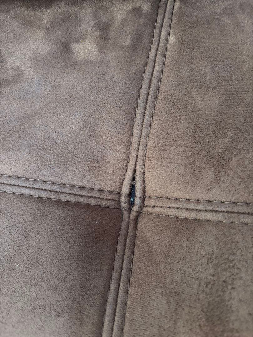 PAN①【レザーテックス リラックスフォーム】3人掛けカウチソファ