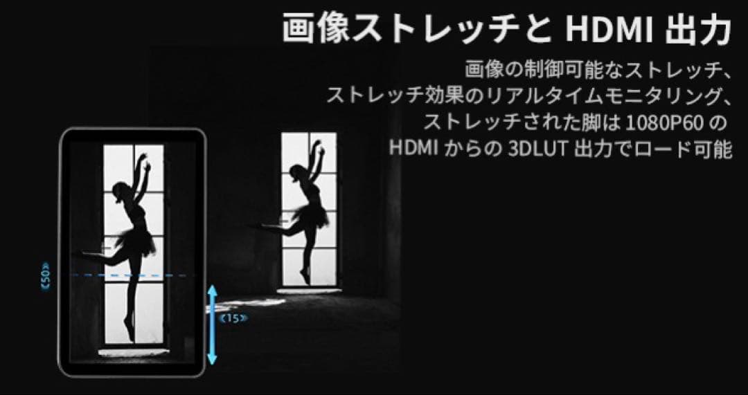 Portkeys LH7P FX3 Blackmagic SHINOBIモニター