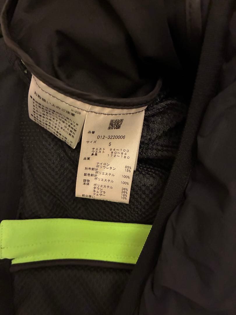 new balance golf吸湿発熱 ライトダウン ブルゾン サイズ5