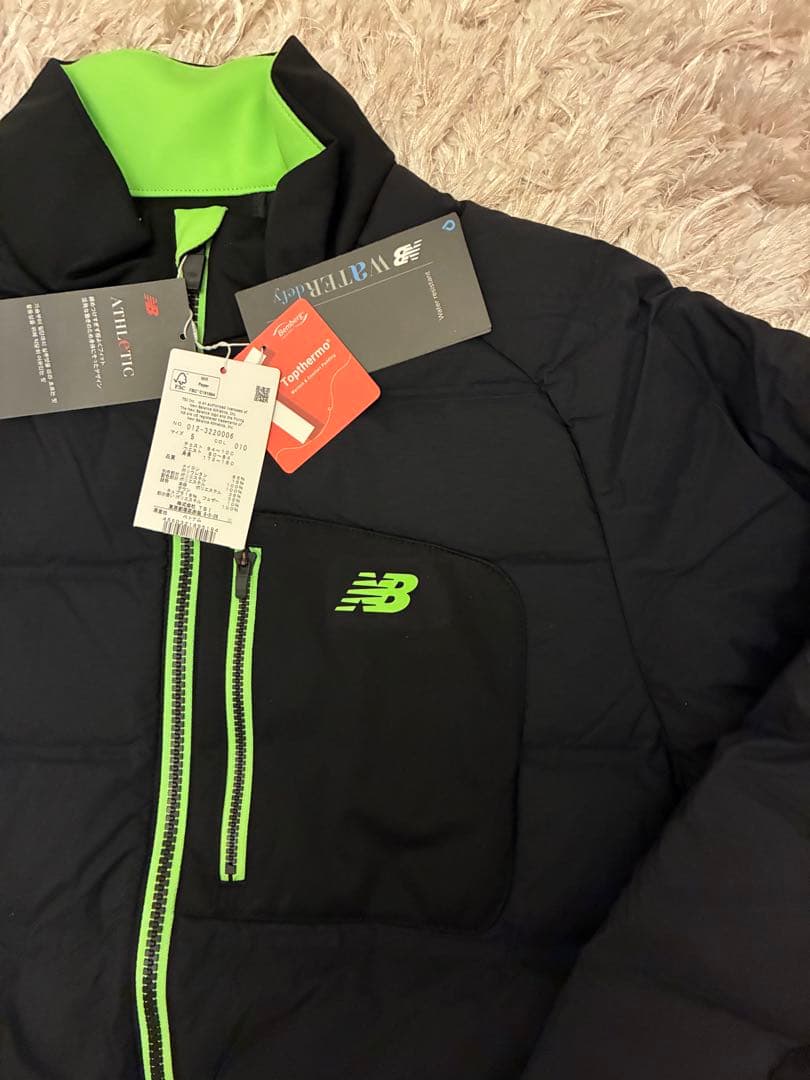 new balance golf吸湿発熱 ライトダウン ブルゾン サイズ5