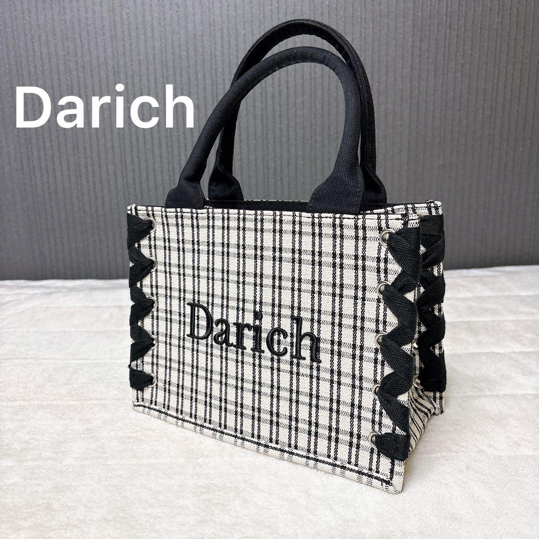 Darich（ダーリッチ）チェックミニトートバッグ ノベルティ 千鳥格子