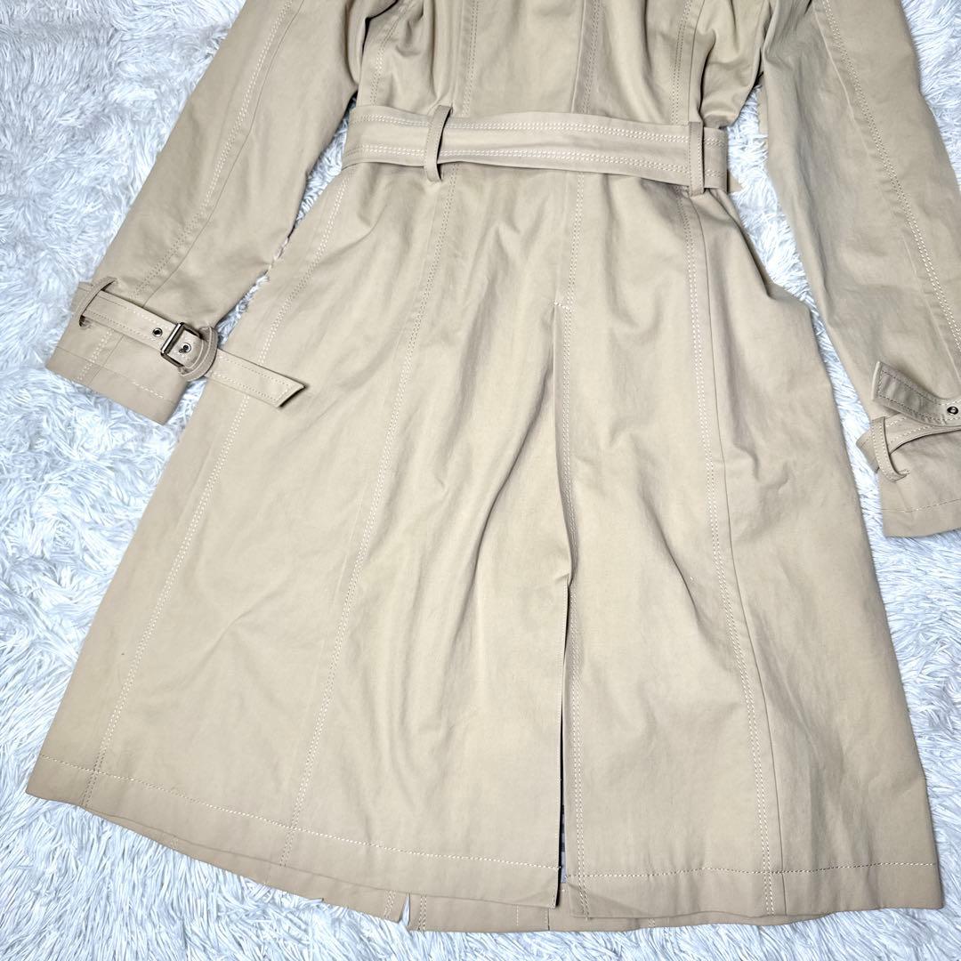 美品✨バーバリーブルーレーベル トレンチコート ノバチェック ベージュ 40