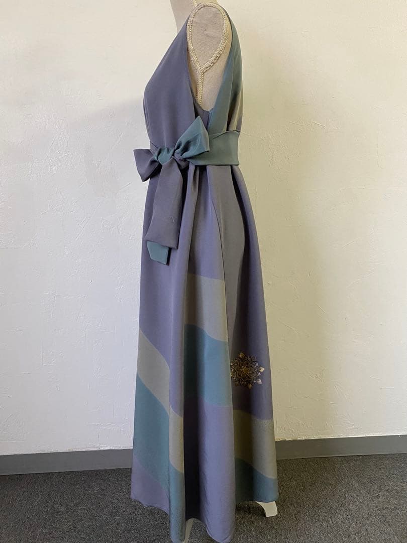 3243 着物　リメイク　ドレス　ワンピース