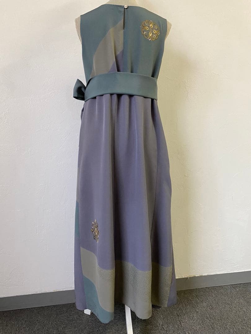 3243 着物　リメイク　ドレス　ワンピース