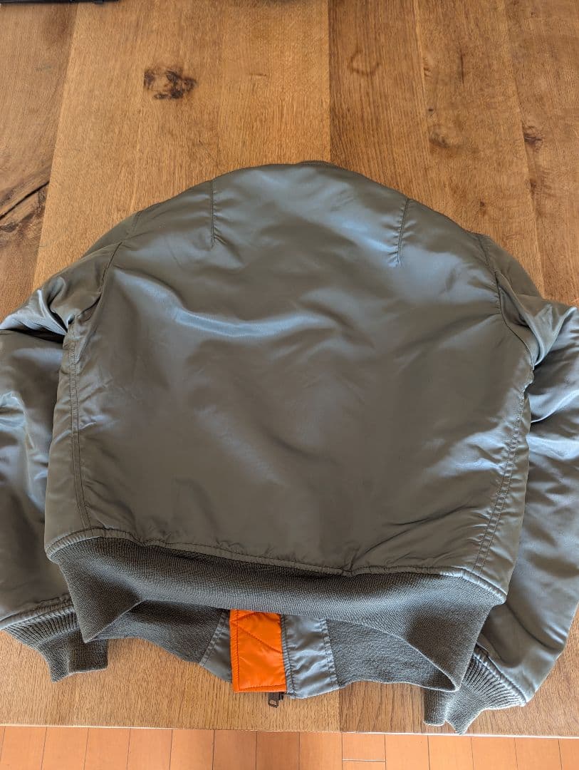 ALPHA MA-1 USA 68年復刻モデル SCOVILLジッパー Mサイズ