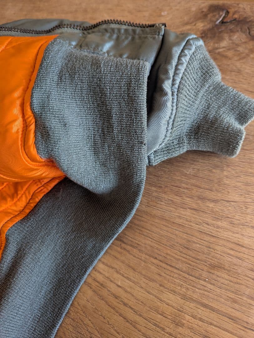 ALPHA MA-1 USA 68年復刻モデル SCOVILLジッパー Mサイズ