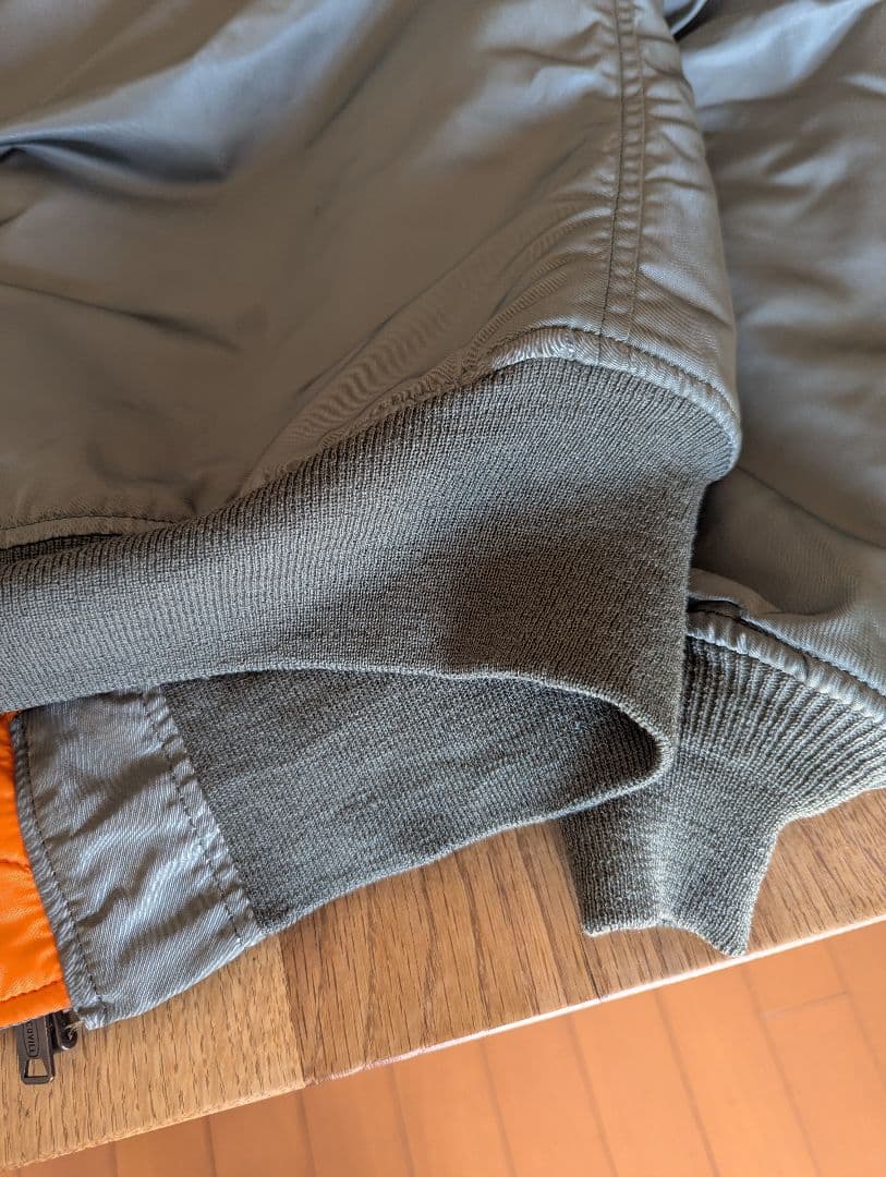 ALPHA MA-1 USA 68年復刻モデル SCOVILLジッパー Mサイズ