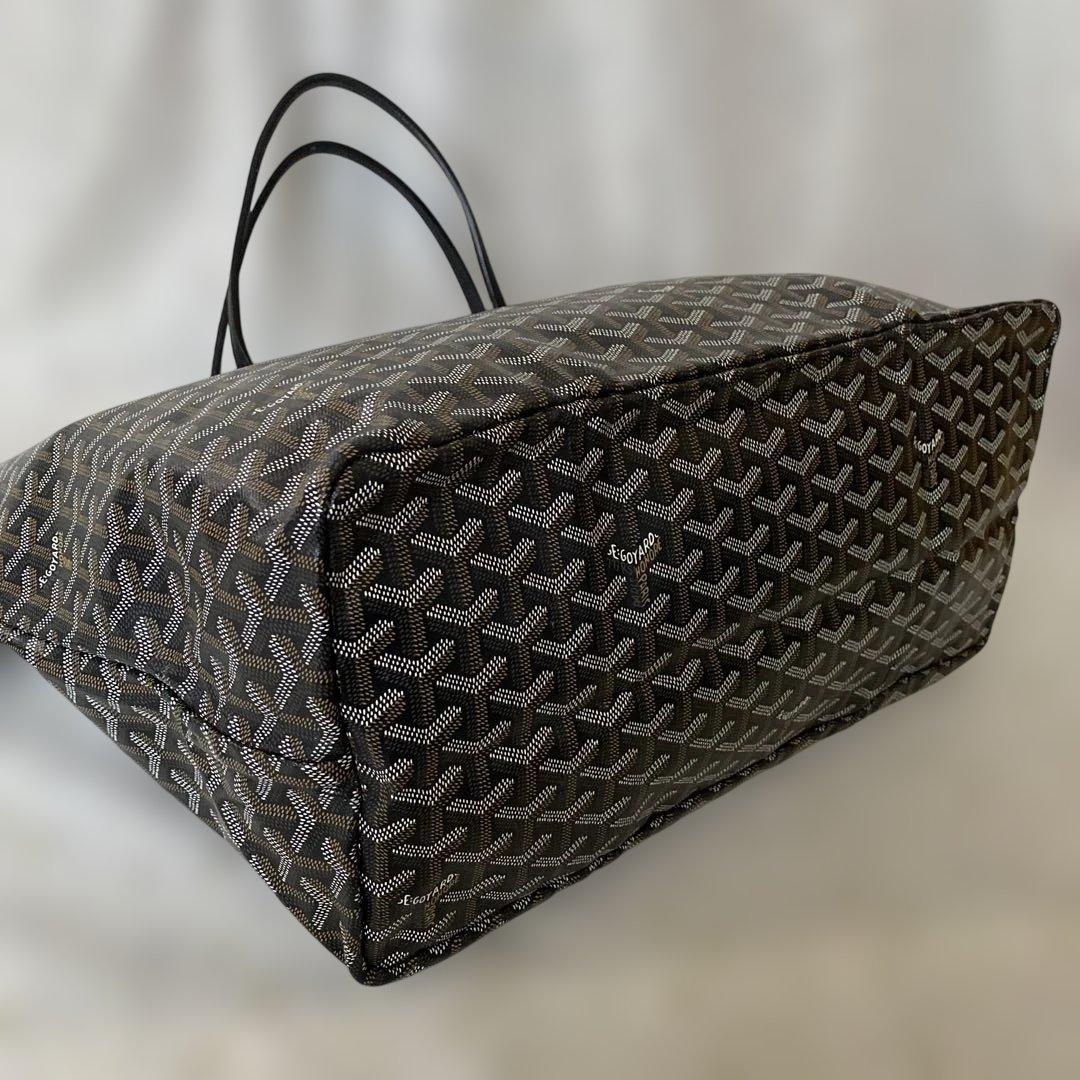 GOYARD トートバッグ ブラック　ポーチ付き 大容量