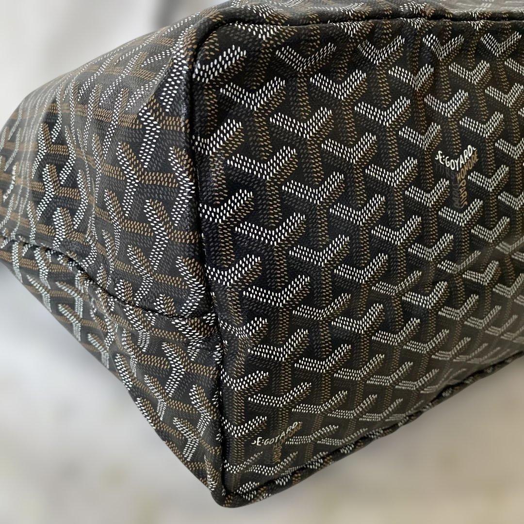 GOYARD トートバッグ ブラック　ポーチ付き 大容量