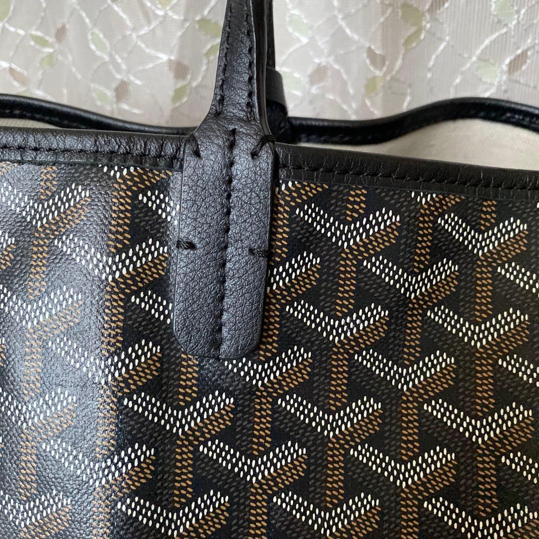 GOYARD トートバッグ ブラック　ポーチ付き 大容量