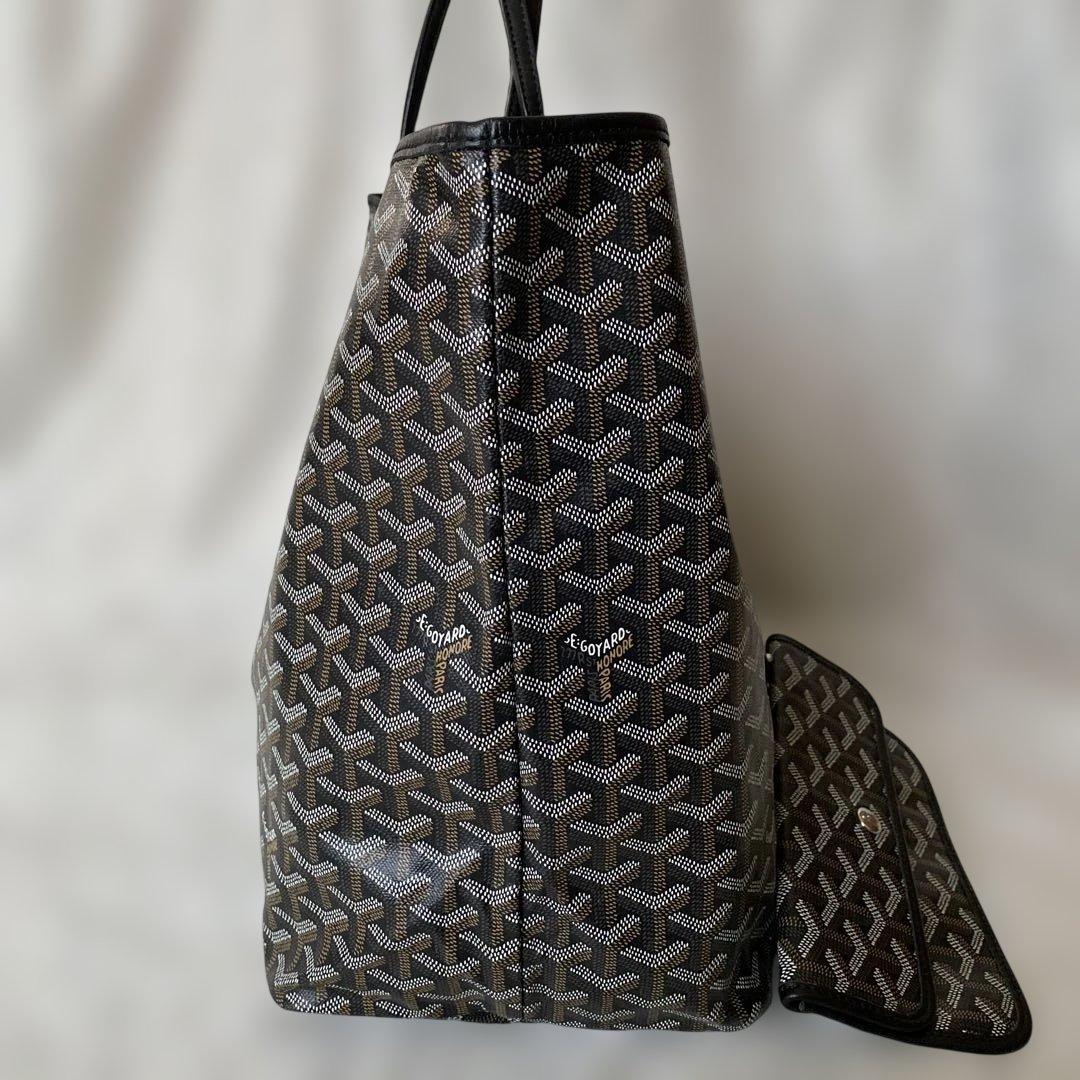 GOYARD トートバッグ ブラック　ポーチ付き 大容量