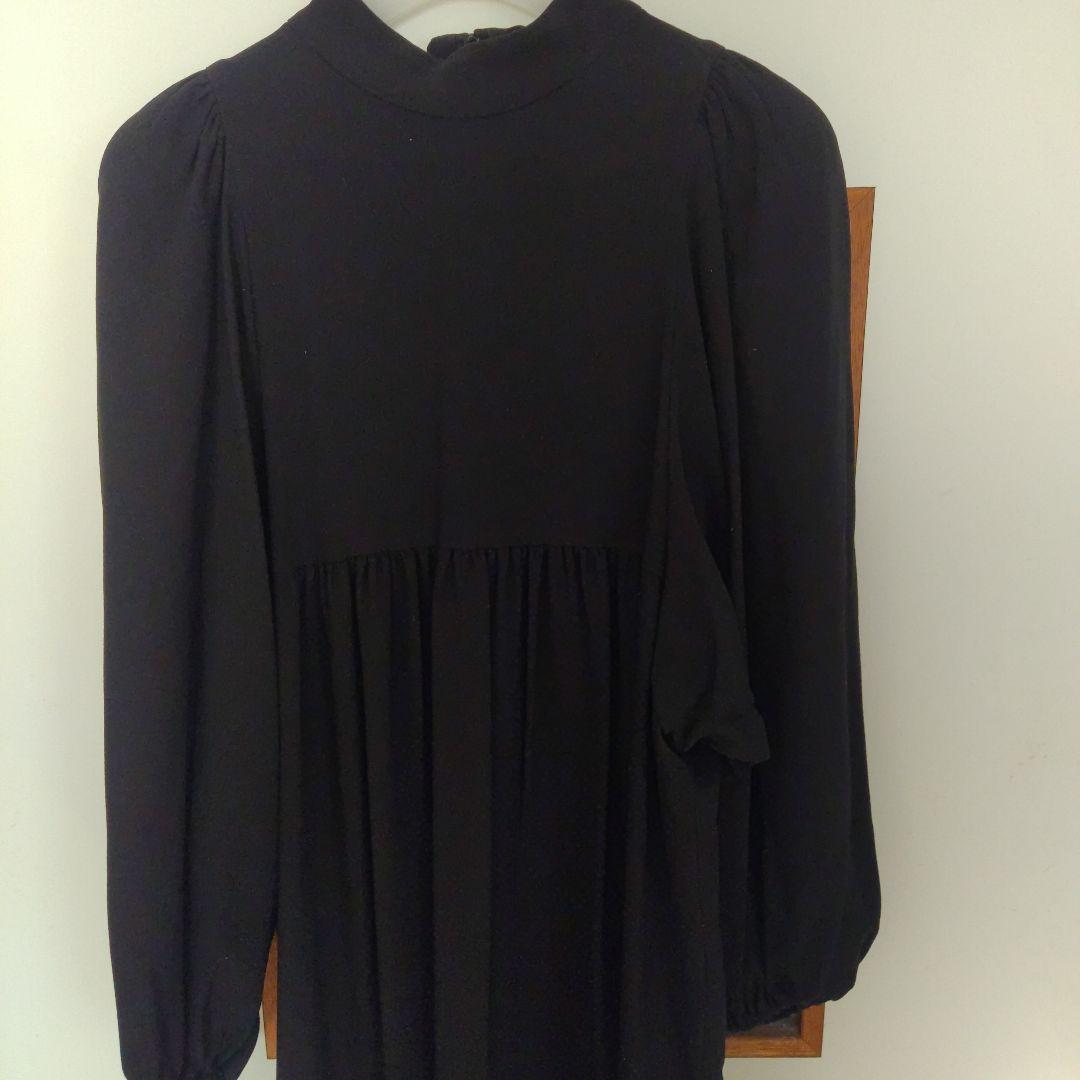 VERMEIL par iena アセテートバックサテンジョーゼットワンピース