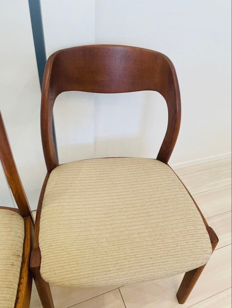 シラカワ shirakawa ダイニングチェア アームレス　 ２脚セット