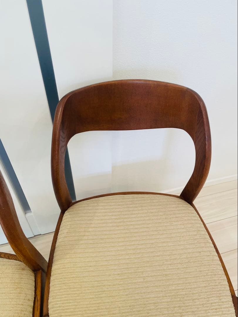 シラカワ shirakawa ダイニングチェア アームレス　 ２脚セット