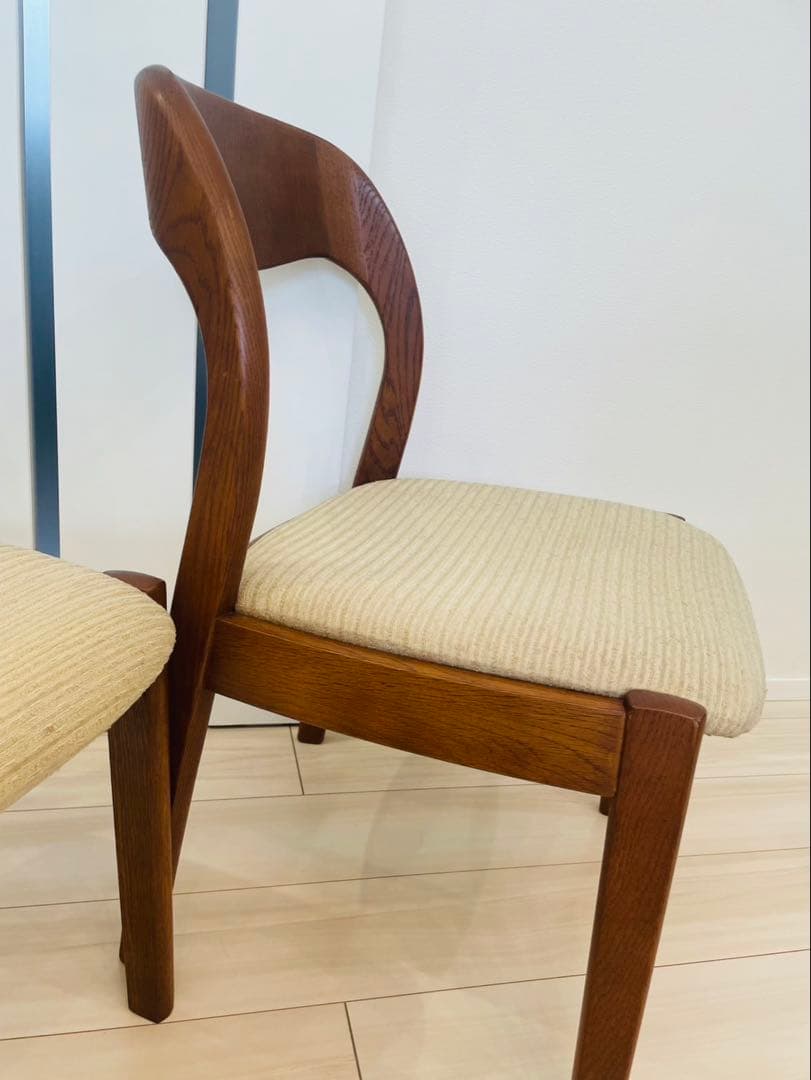 シラカワ shirakawa ダイニングチェア アームレス　 ２脚セット