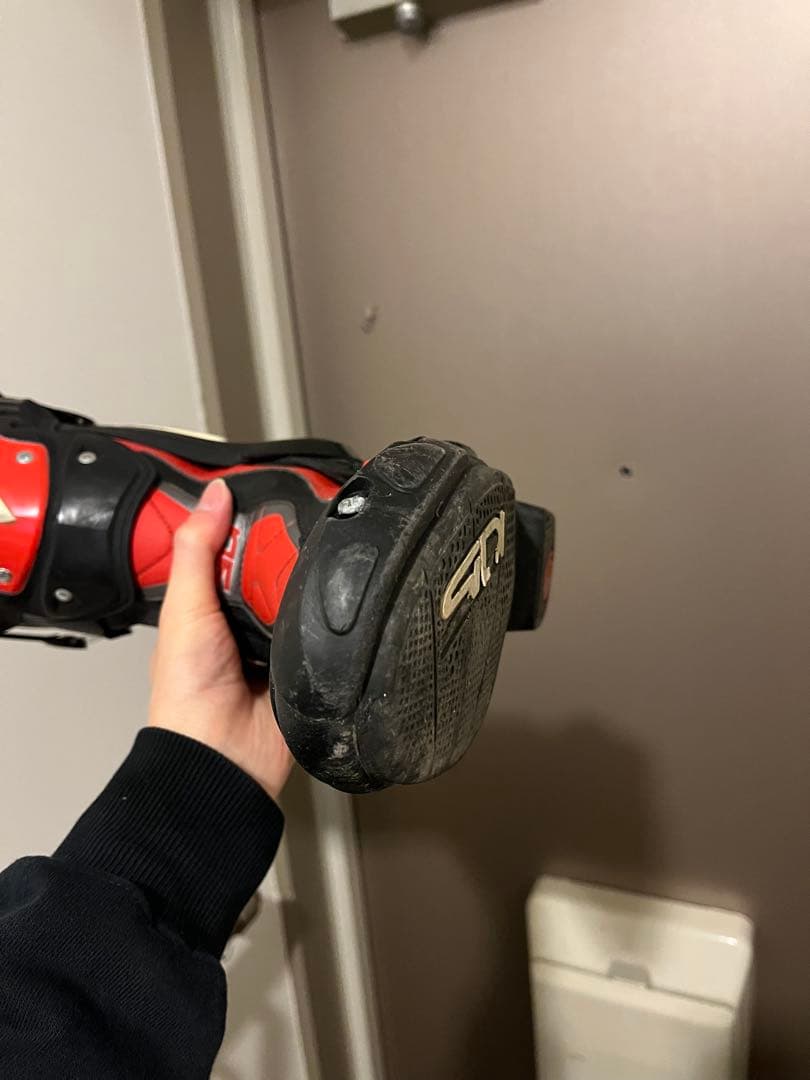 SIDI バイク用ブーツ レッド・ブラック