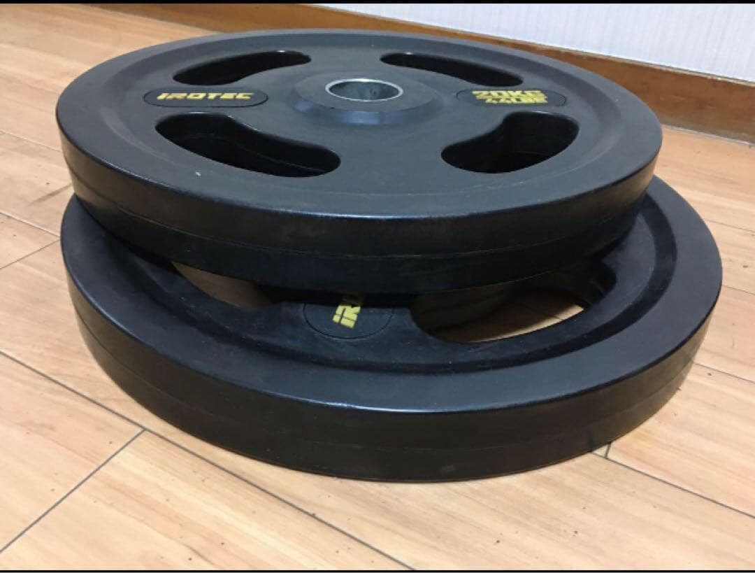 ①アイロテックIROTEC プレート20kg x 1枚穴径50mm(同時購入)