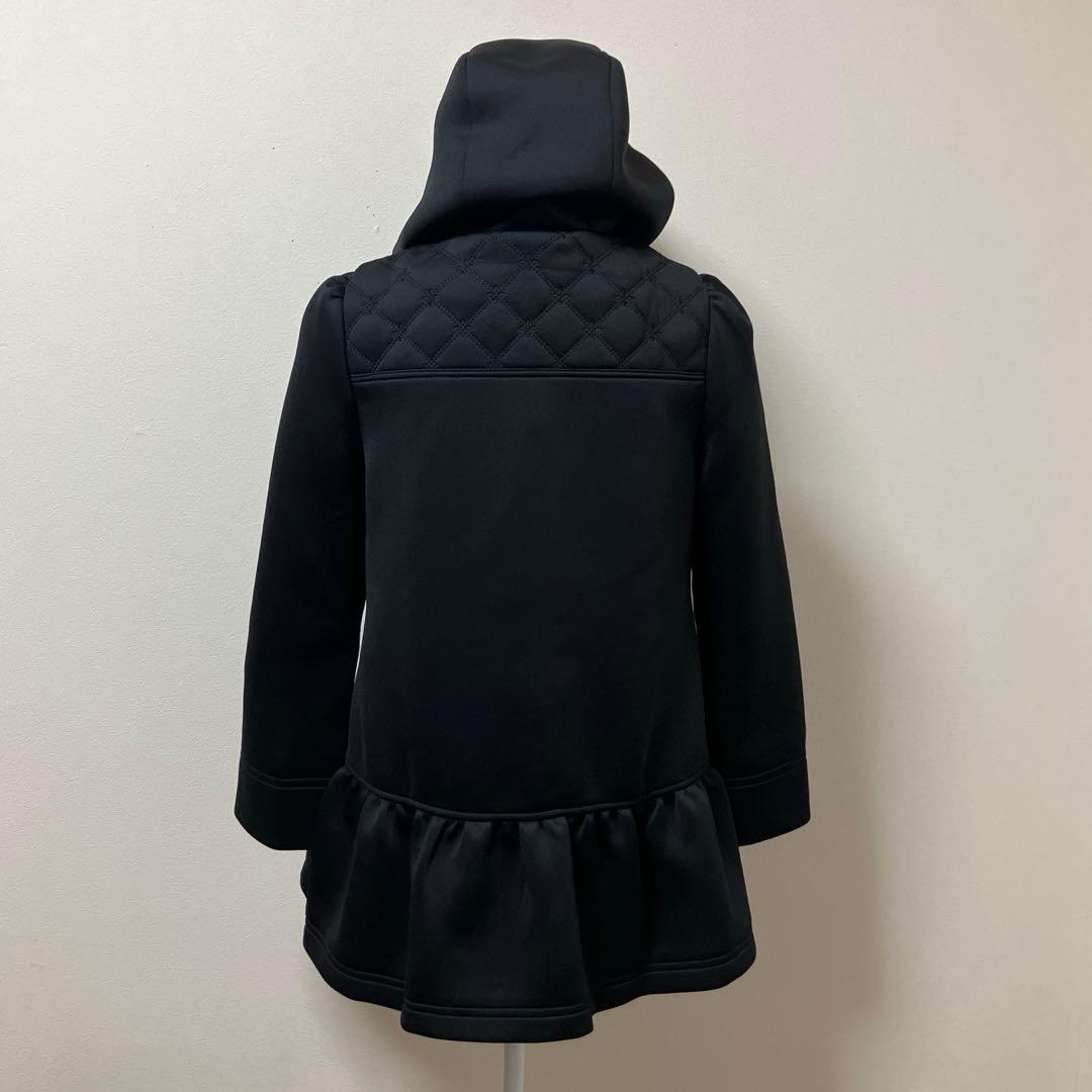 日本製　エムズグレイシー　パーカー　フード付き　ブラック　冬　可愛い　大人　上品