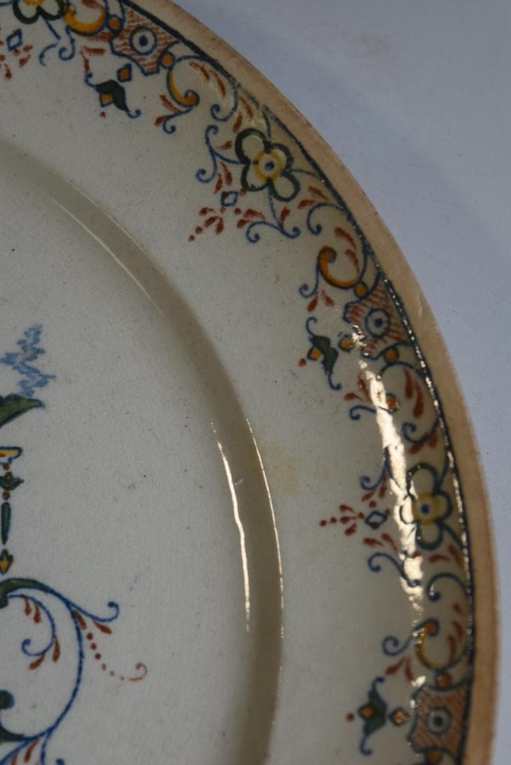 美品2枚組　パリ・オペラ窯　平皿　フランスアンティーク