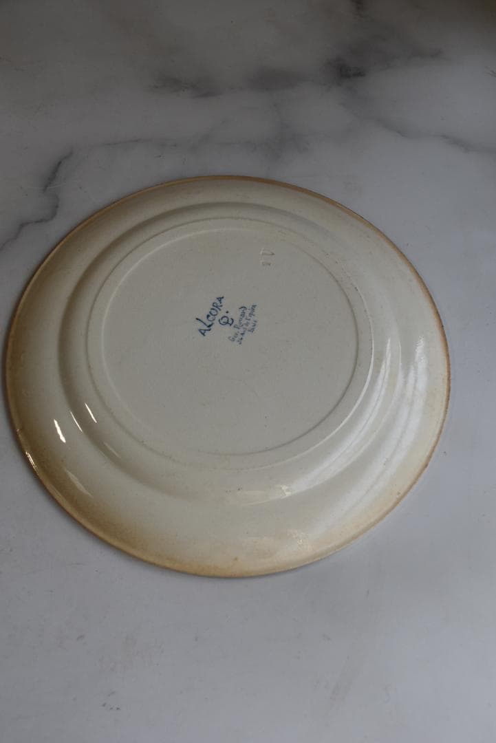 美品2枚組　パリ・オペラ窯　平皿　フランスアンティーク