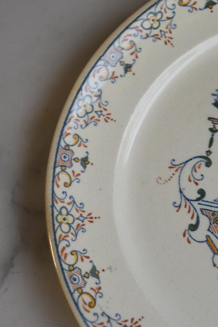 美品2枚組　パリ・オペラ窯　平皿　フランスアンティーク