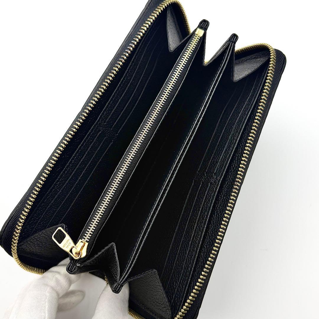 【IC内蔵】ルイヴィトン アンプラント ジッピーウォレット 長財布 黒