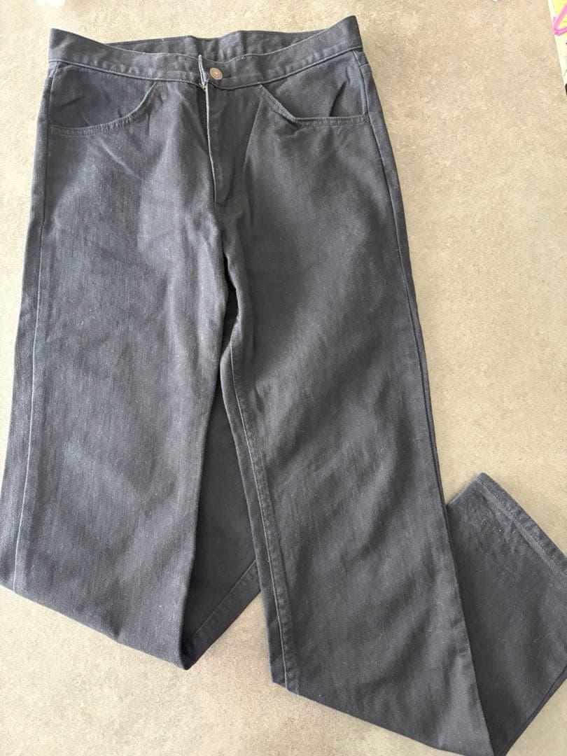 Levi's ブラック　デニムジャケット&パンツ