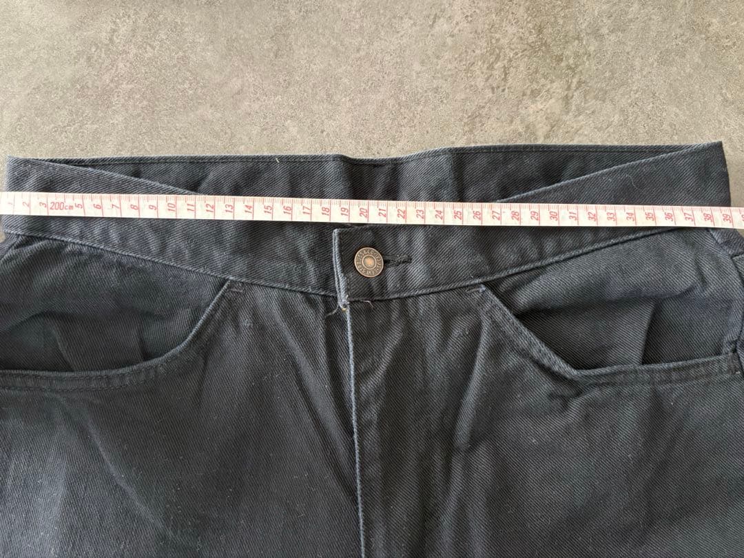 Levi's ブラック　デニムジャケット&パンツ