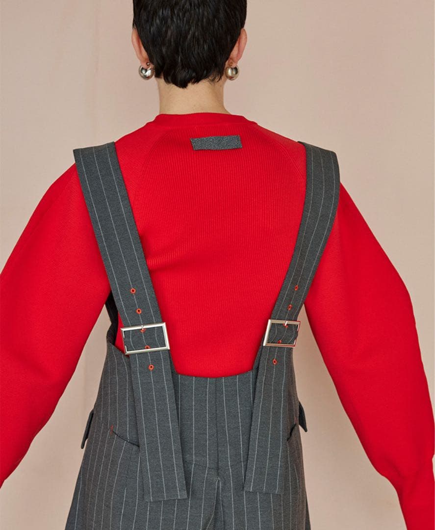 サロペット・オーバーオール・オールインワン OMMO VEST DETAIL BALLOON AIO 36