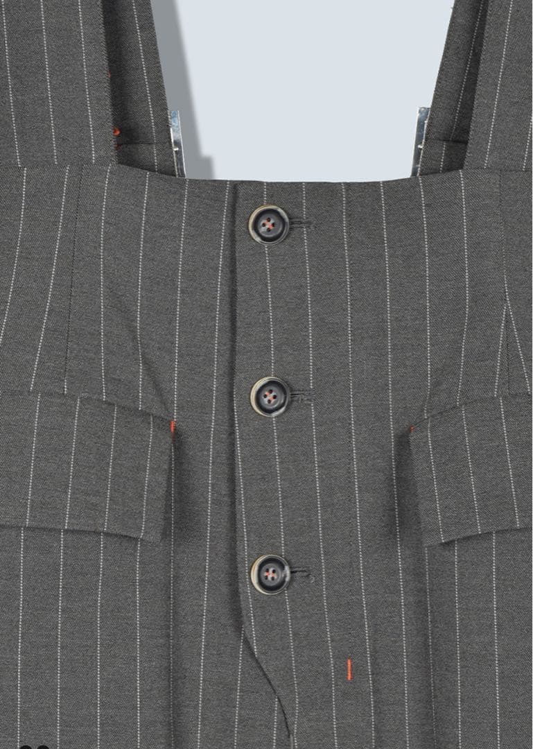 サロペット・オーバーオール・オールインワン OMMO VEST DETAIL BALLOON AIO 36