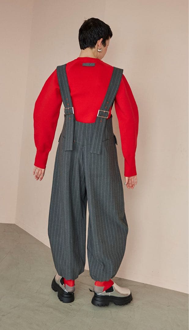 サロペット・オーバーオール・オールインワン OMMO VEST DETAIL BALLOON AIO 36