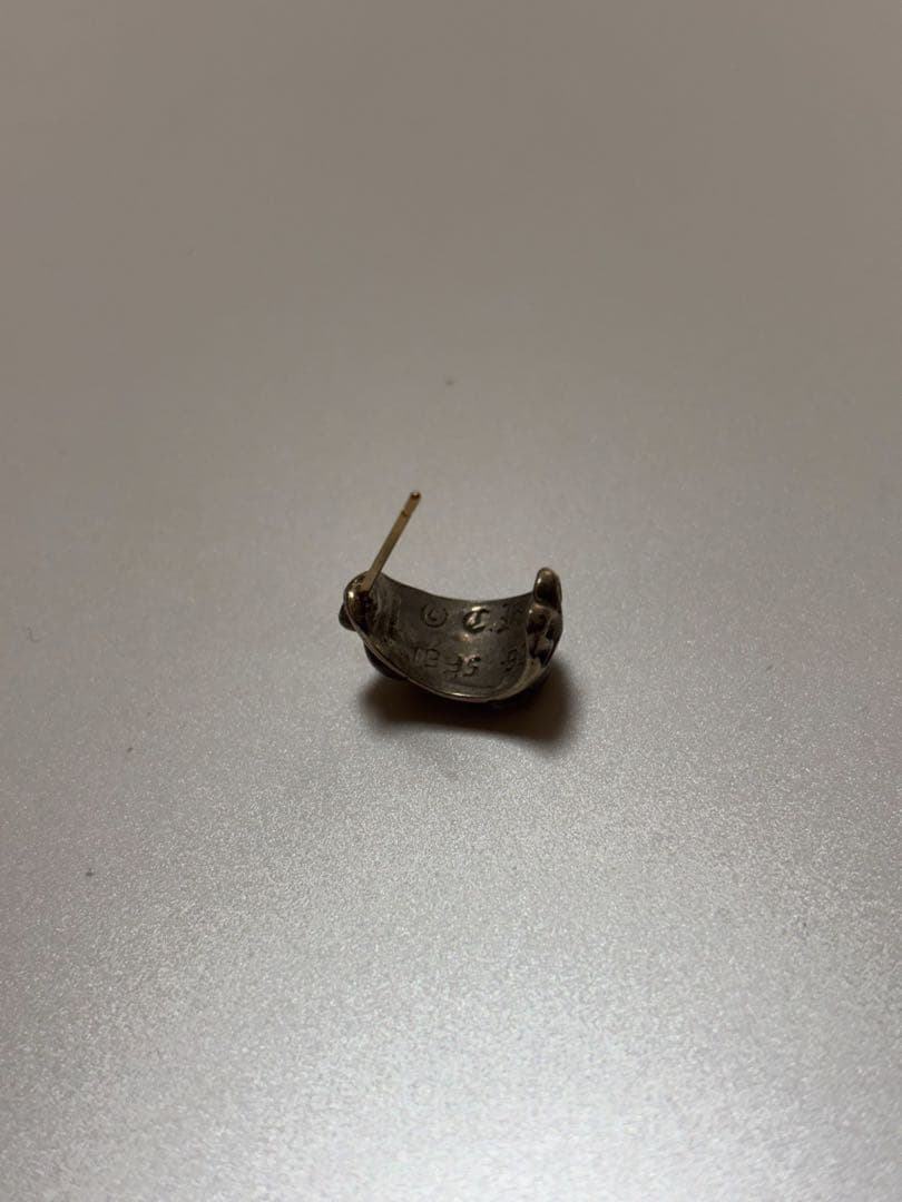 クロムハーツ カーブドティアドロップ ピアス 925 シルバー