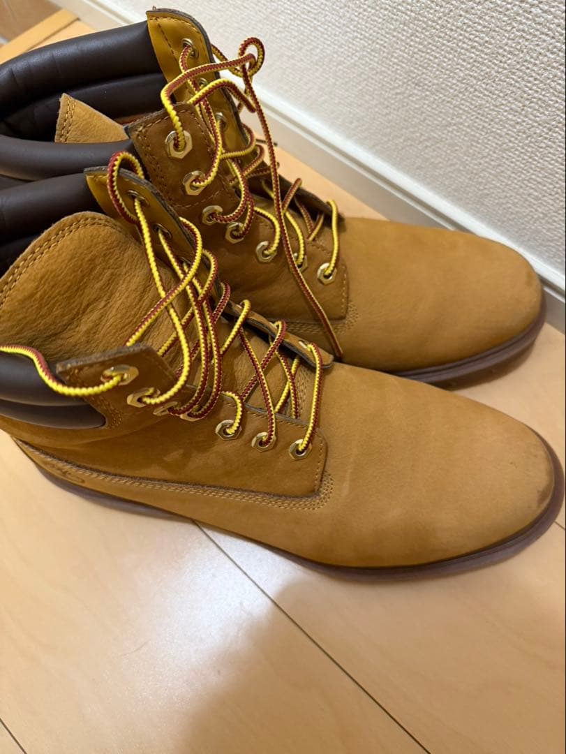 ざ*い様 Timberland ブラウンハイカットブーツ