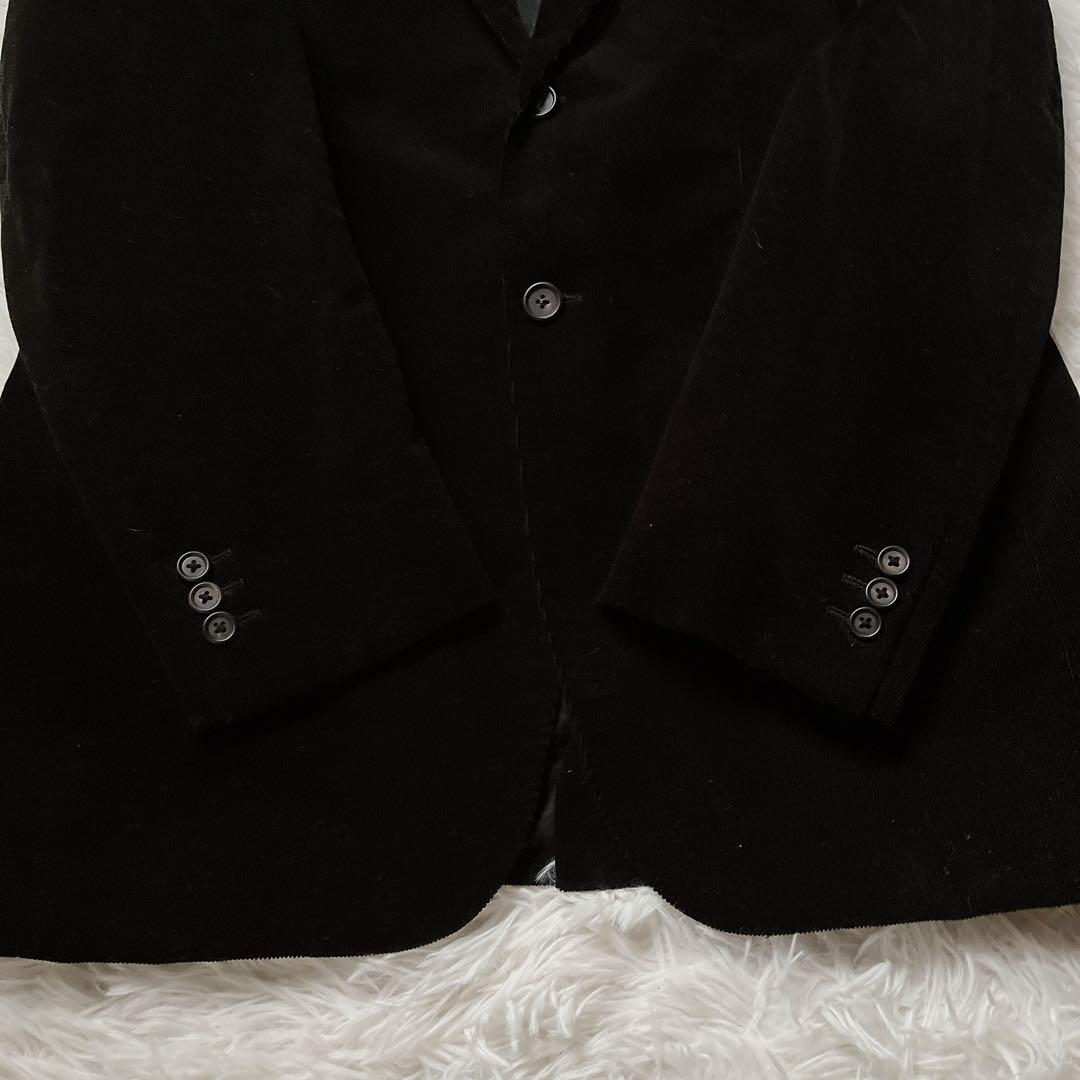 希少XL✨マーガレットハウエル コーデュロイ テーラードジャケット 黒 日本製