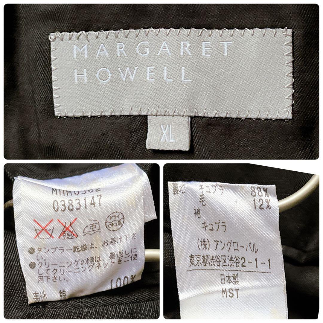 希少XL✨マーガレットハウエル コーデュロイ テーラードジャケット 黒 日本製