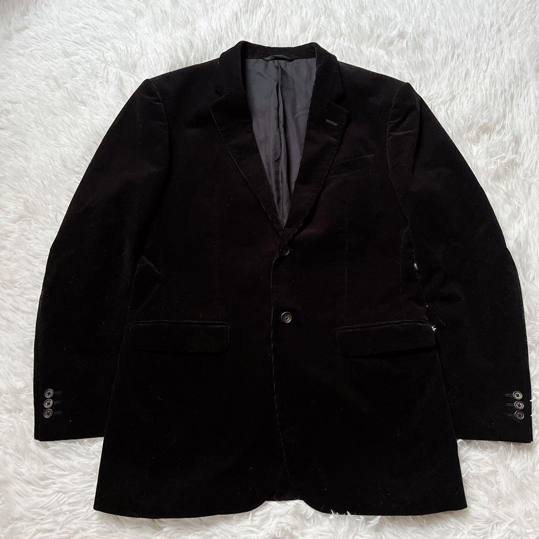 希少XL✨マーガレットハウエル コーデュロイ テーラードジャケット 黒 日本製
