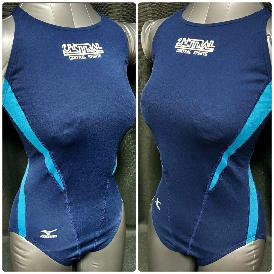 Mizuno スポーツ用水着 ネイビー/青