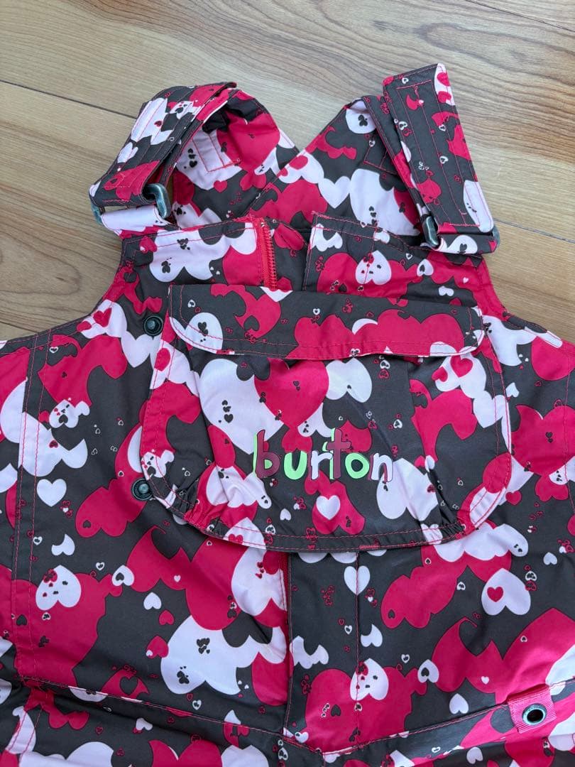 BURTON 子ども用 スキーウェア　上下セット　状態良ピンク　99〜106cm