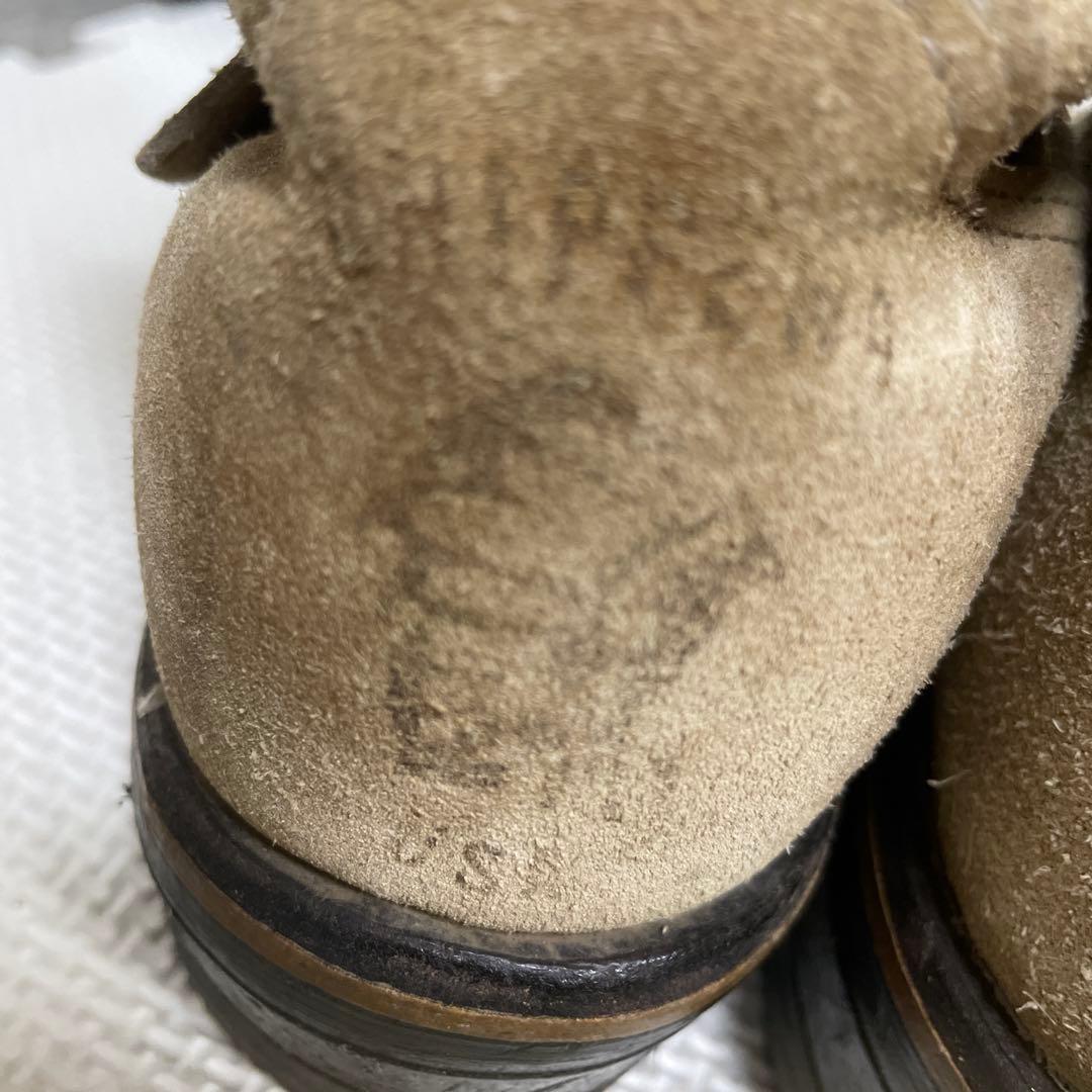 Chippewa ベージュ エンジニアブーツ