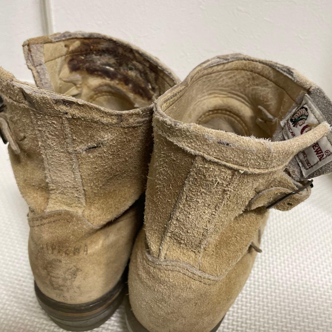 Chippewa ベージュ エンジニアブーツ